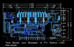 Fiber Optic Relay Mechanical Drawing