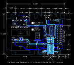 Ethernet Relay Controller Board Mechanical Drawing