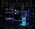 Ethernet Relay Controller Board Mechanical Drawing