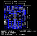 RS232 Relay Mechanical Drawing