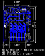 RS232 Relay Mechanical Drawing
