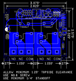 RS232 Relay Mechanical Drawing