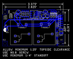 RS232 Relay Mechanical Drawing