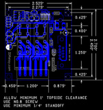 RS232 Relay Mechanical Drawing