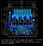 XR Expansion Board Mechanical Drawing