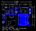 ZB ZigBee Relay Mechanical Drawing