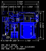 IEEE 802.15.4 Relay Mechanical Drawing