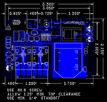 IEEE 802.15.4 Relay Mechanical Drawing