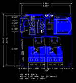 IEEE 802.15.4 Relay Mechanical Drawing