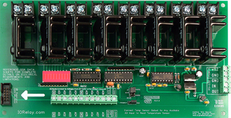 8-Channel Solid State Relay Controller