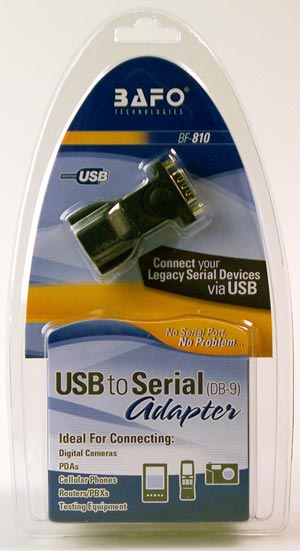 RS-232 to USB Serial Adapter Compatible with PC/MAC and NCD Devices.