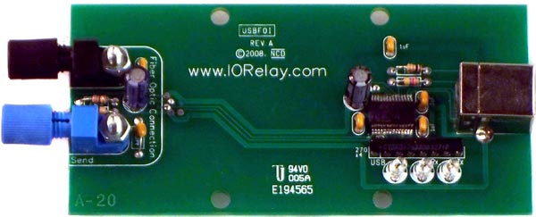Fiber Optic Interface Board