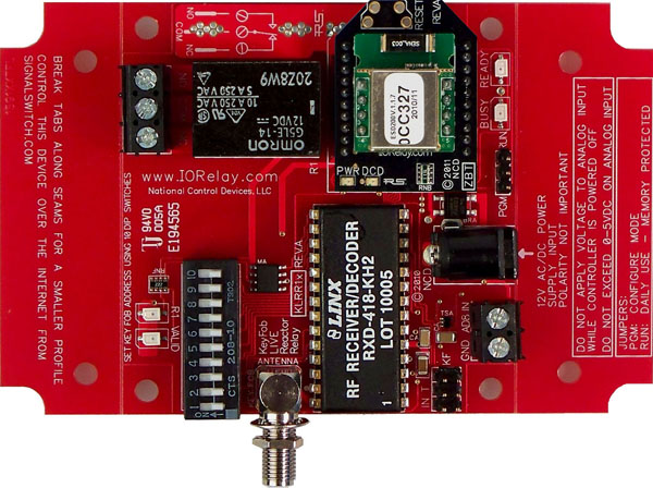 Keyfob Controlled Reactor Relay Controller