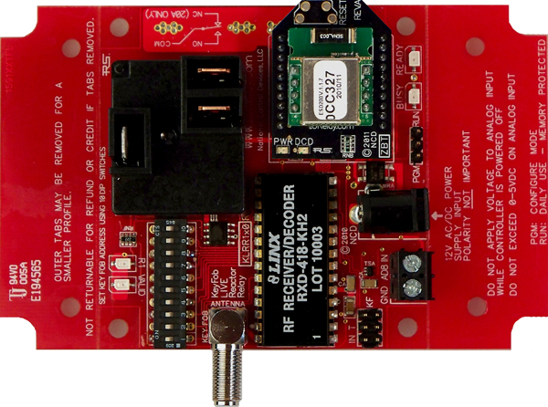 Keyfob Controlled Reactor Relay Controller