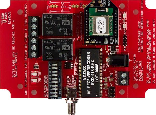 Keyfob Controlled Reactor Relay Controller