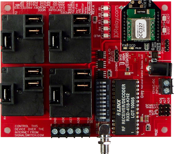 Keyfob Controlled Reactor Relay Controller
