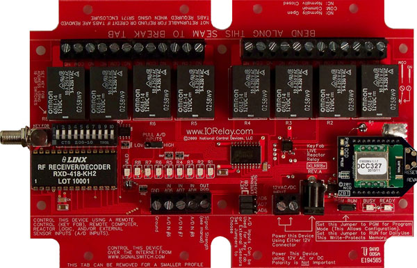 Keyfob Controlled Reactor Relay Controller