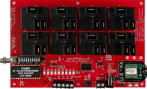 Keyfob Controlled Reactor Relay Controller