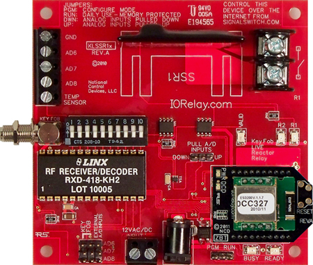 Keyfob Controlled Reactor Relay Controller