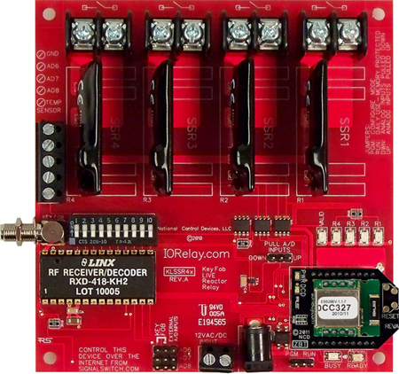 Keyfob Controlled Reactor Relay Controller