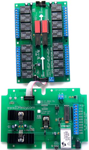 Ethernet Relay Controller Board