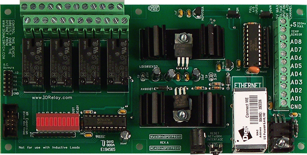 Ethernet Relay Controller Controller