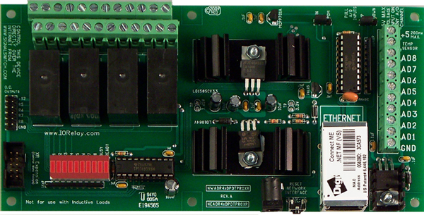 Ethernet Relay Controller