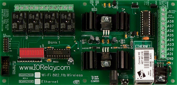 Ethernet Controller with a Web Browser Interface