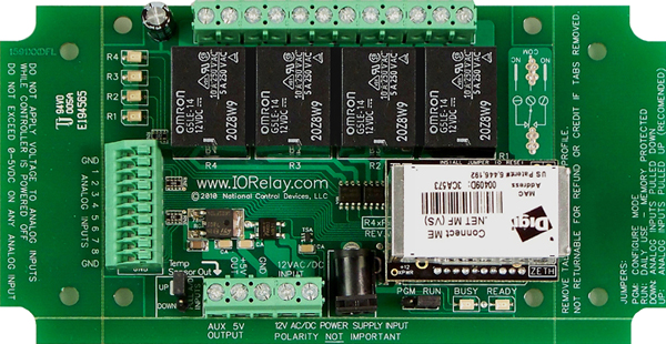 R410PL_ZETH-NET Ethernet ProXR Lite Relay Controller