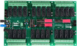 Fiber Optic Relay with UPX Expansion Port available on the 16, 24 & 32 channel models