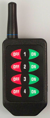 8 Channel Key Fob with External Antenna - For Use with Key Fob Relay Boards Only