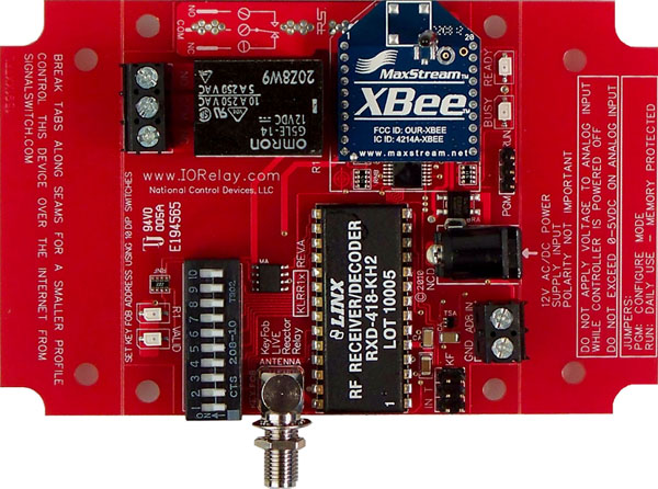Keyfob Controlled Reactor Relay Controller