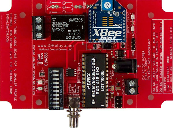 Keyfob Controlled Reactor Relay Controller