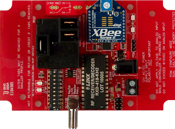 Keyfob Controlled Reactor Relay Controller