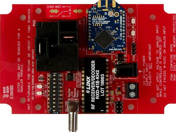 Keyfob Controlled Reactor Relay Controller