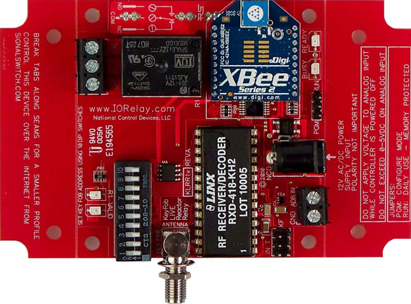 Keyfob Controlled Reactor Relay Controller