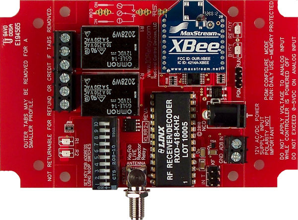 Keyfob Controlled Reactor Relay Controller