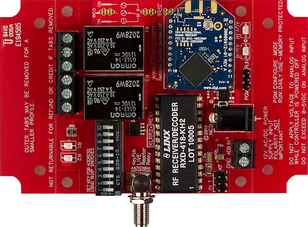 Keyfob Controlled Reactor Relay Controller