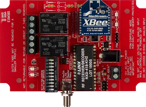 Keyfob Controlled Reactor Relay Controller