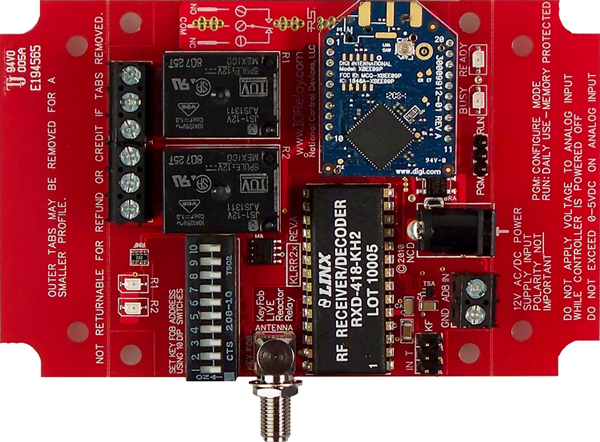Keyfob Controlled Reactor Relay Controller