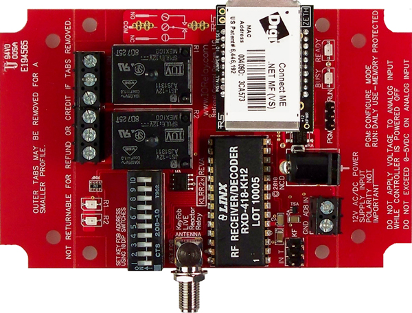 Keyfob Controlled Reactor Relay Controller