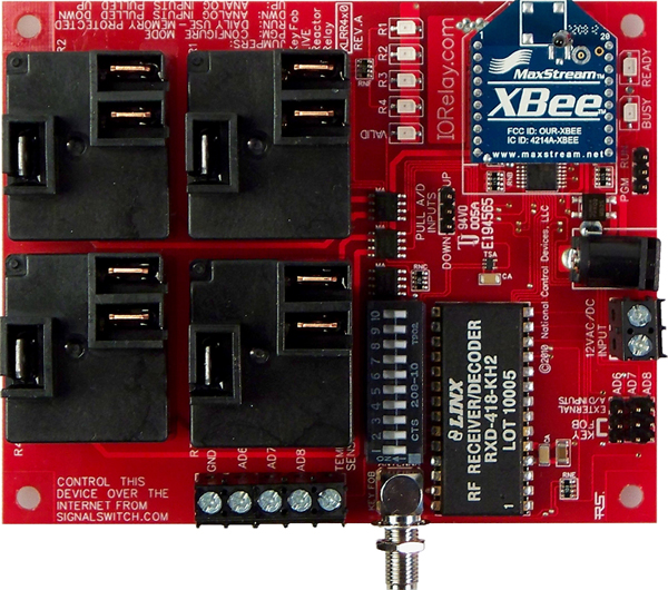 Keyfob Controlled Reactor Relay Controller
