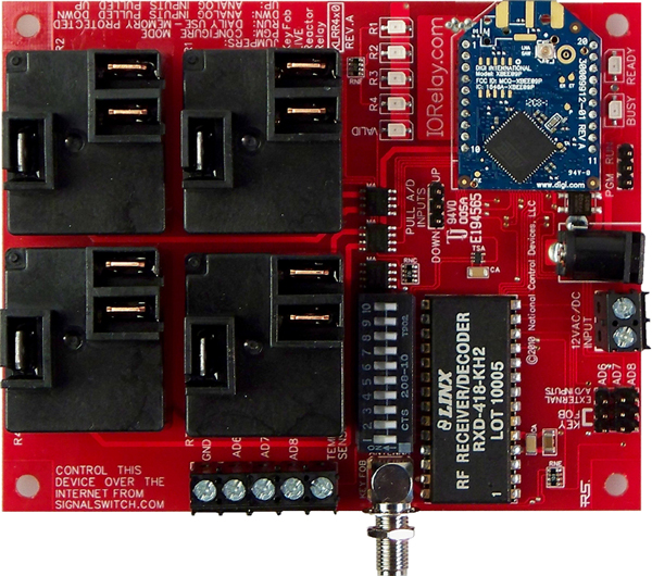 Keyfob Controlled Reactor Relay Controller