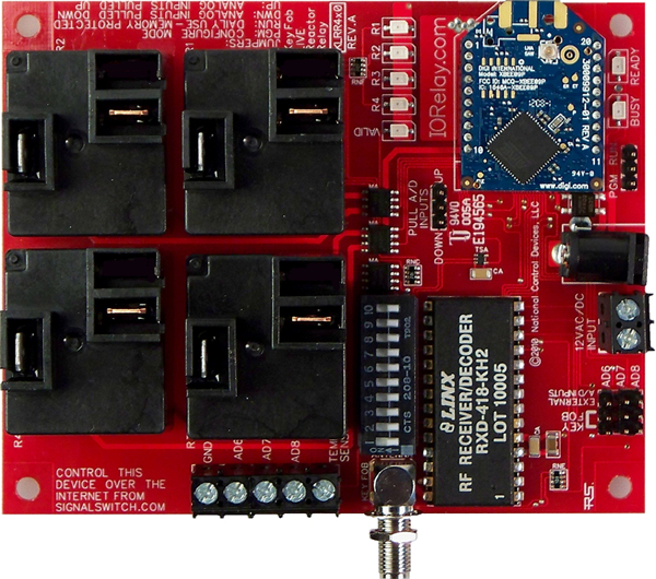 Keyfob Controlled Reactor Relay Controller