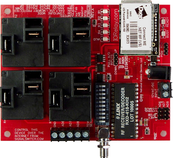 Keyfob Controlled Reactor Relay Controller