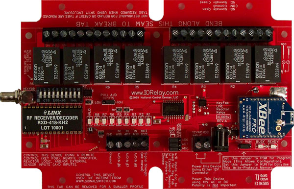 Keyfob Controlled Reactor Relay Controller