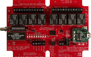 8 Channel USB Key Fob Relay Without Break-Away Tabs