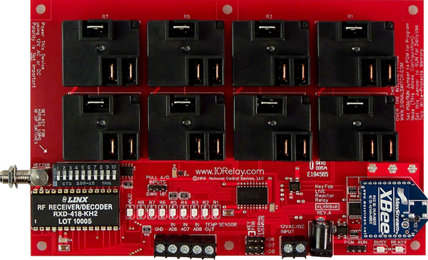 Keyfob Controlled Reactor Relay Controller