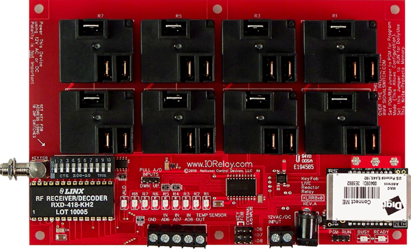 Keyfob Controlled Reactor Relay Controller