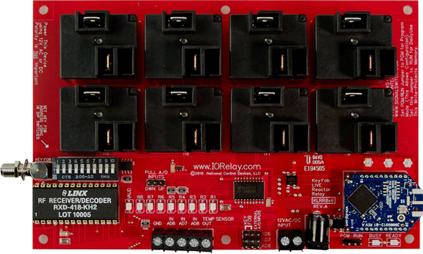 Keyfob Controlled Reactor Relay Controller